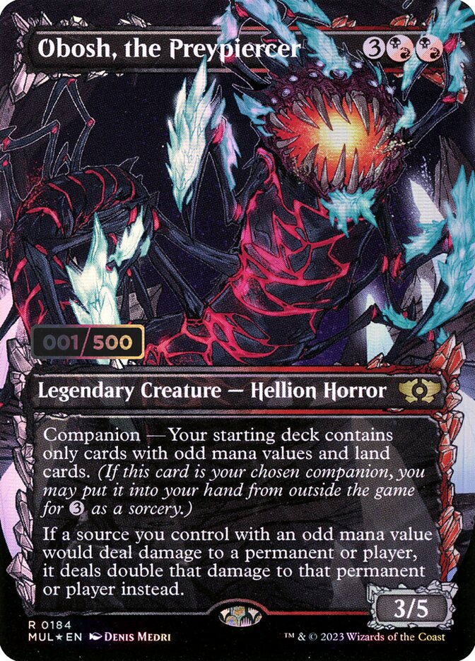 Obosh, the Preypiercer card front