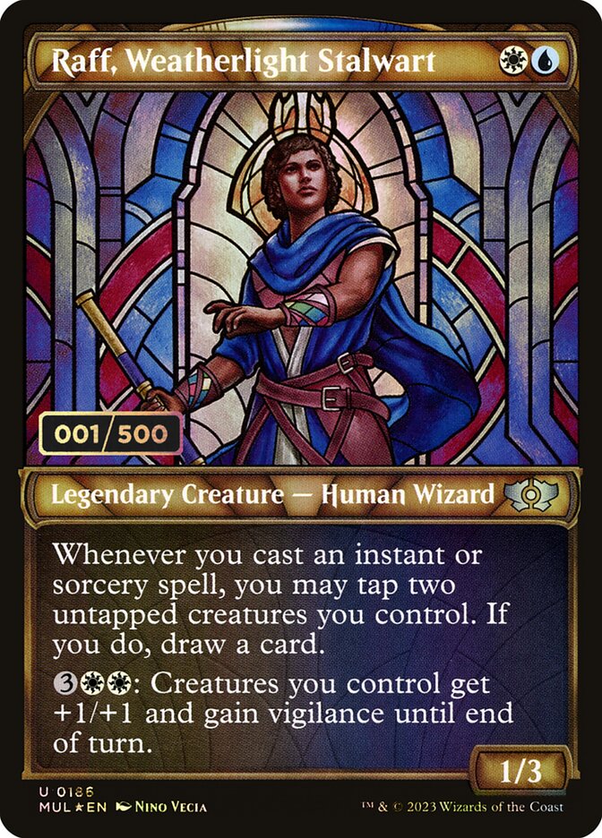 Raff, Weatherlight Stalwart card front