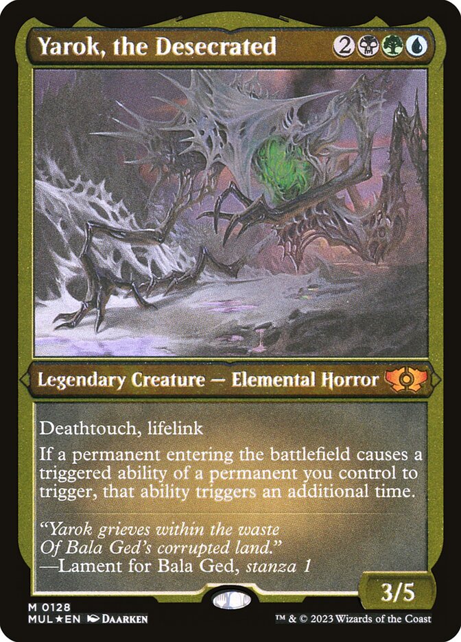 Yarok, the Desecrated card front