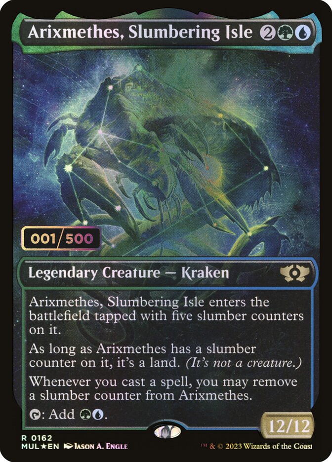 Arixmethes, Slumbering Isle card front