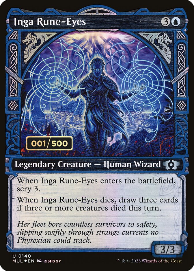 Inga Rune-Eyes card front