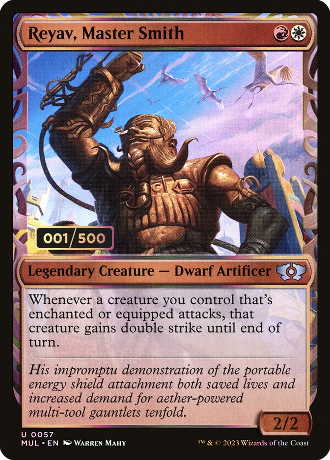 Reyav, Master Smith card front
