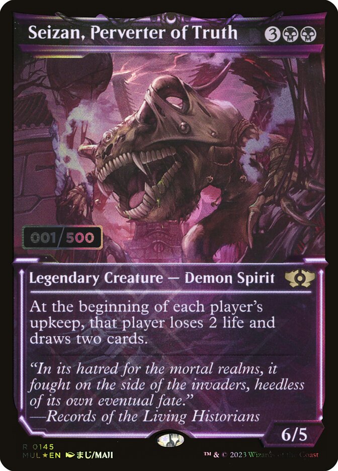 Seizan, Perverter of Truth card front