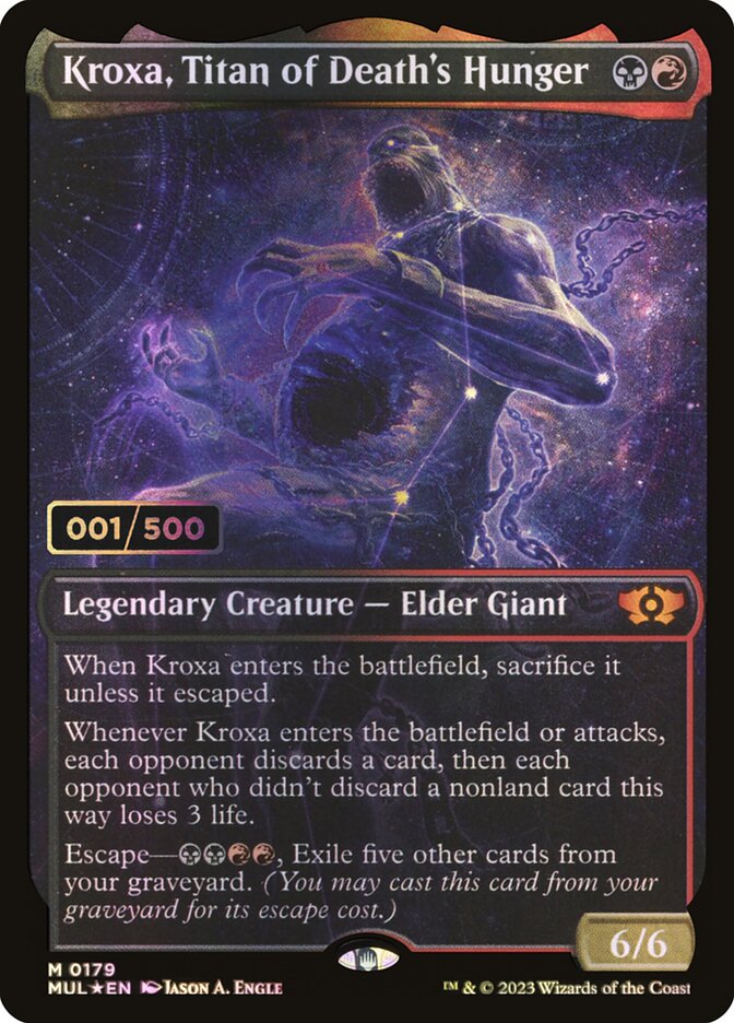 Kroxa, Titan of Death's Hunger card front