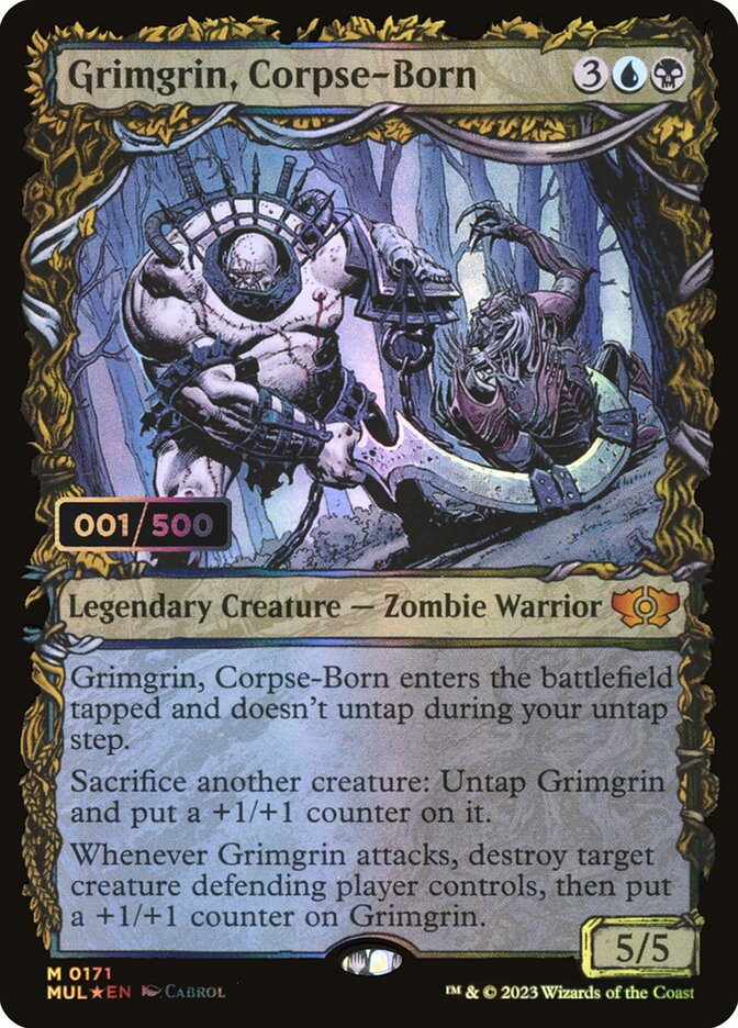 Grimgrin, Corpse-Born card front