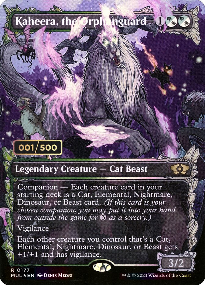 Kaheera, the Orphanguard card front