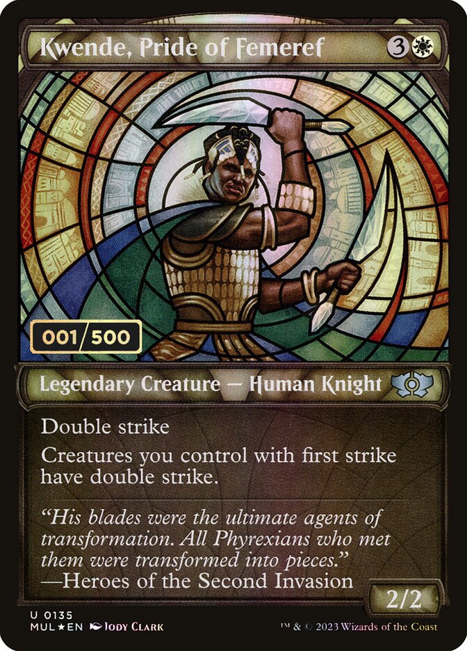 Kwende, Pride of Femeref card front