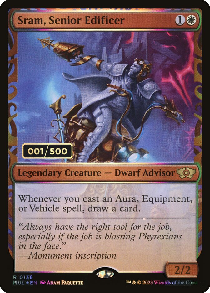 Sram, Senior Edificer card front