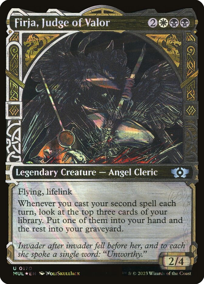 Firja, Judge of Valor card front