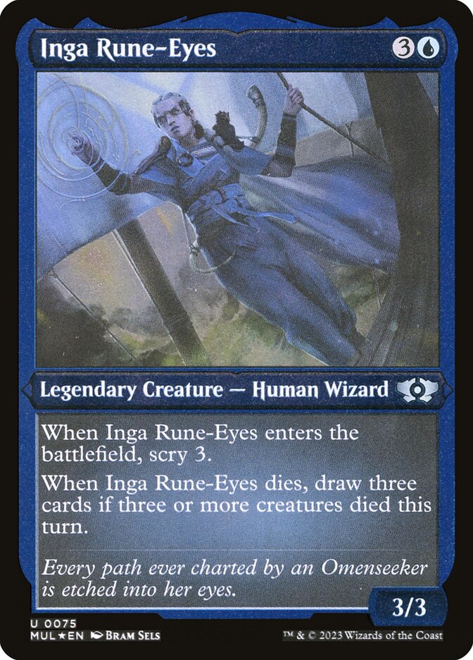 Inga Rune-Eyes card front