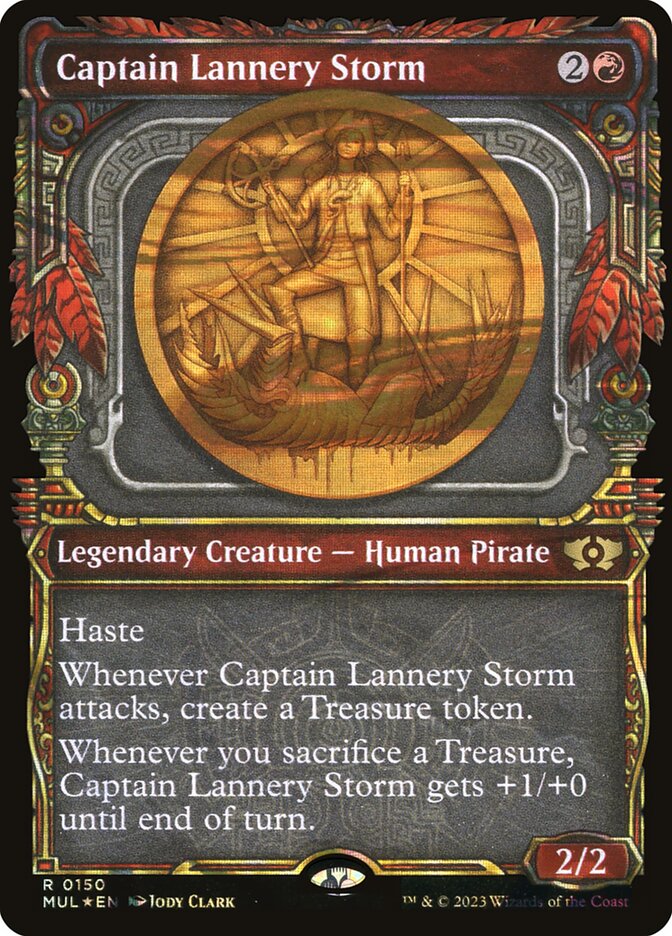Captain Lannery Storm card front