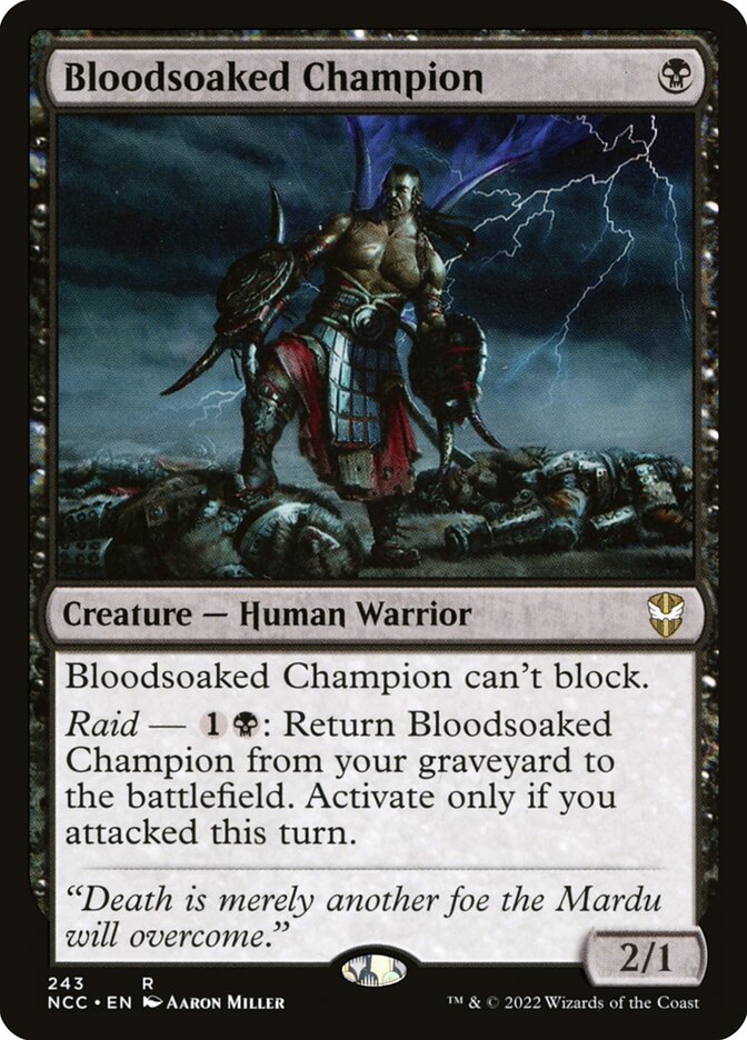 Bloodsoaked Champion card front