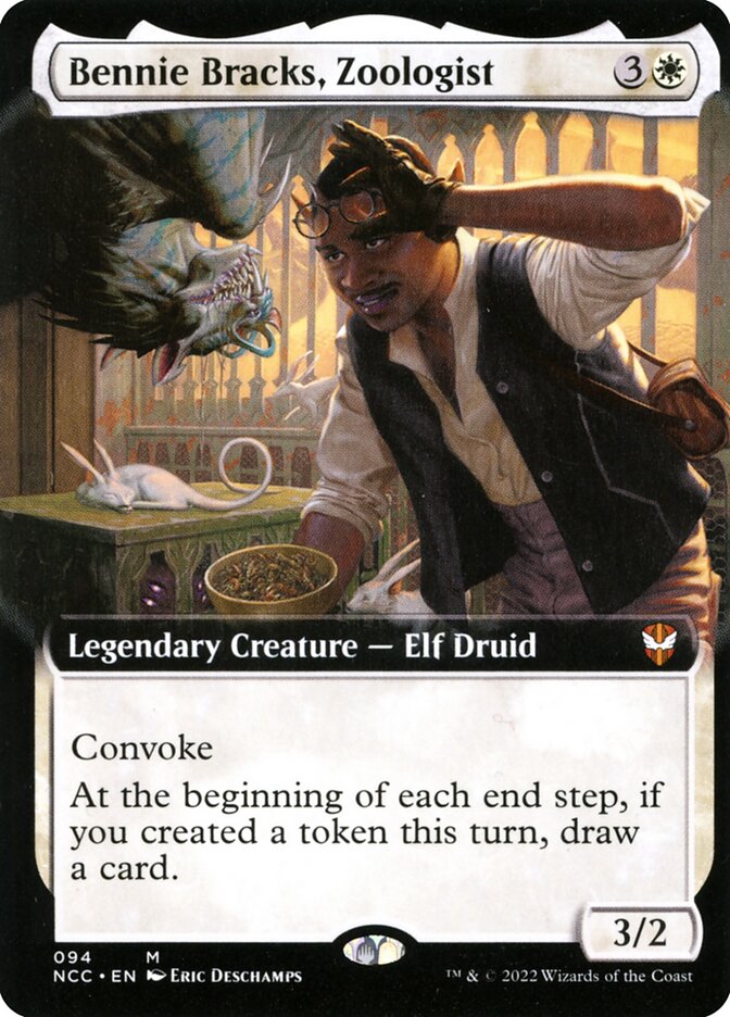 Bennie Bracks, Zoologist card front