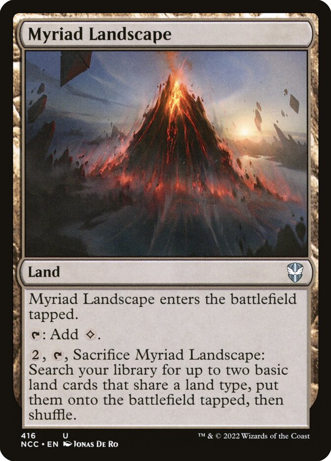 Myriad Landscape card front