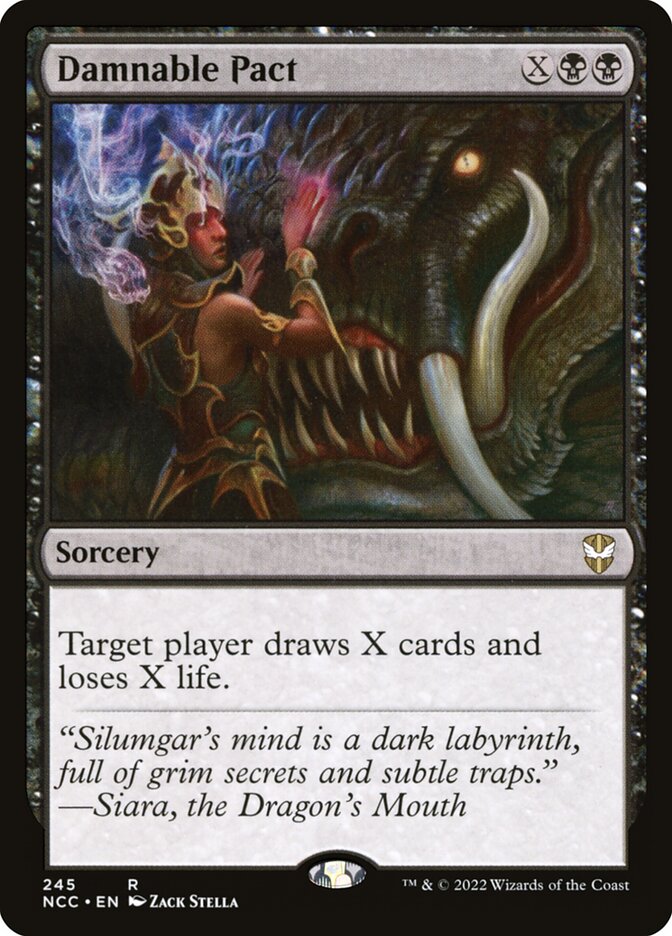 Damnable Pact card front