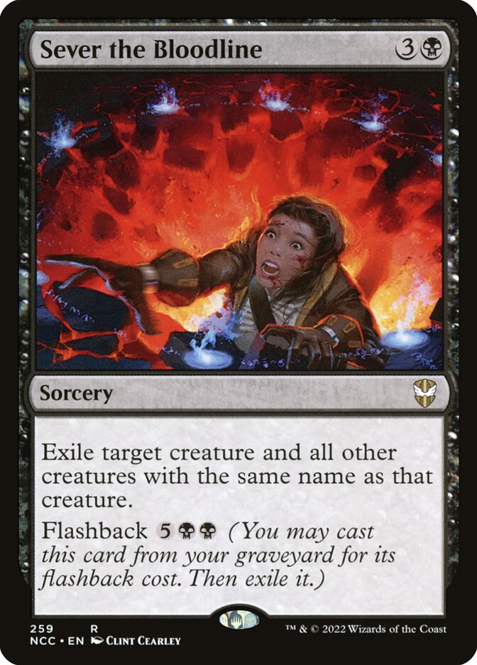 Sever the Bloodline card front