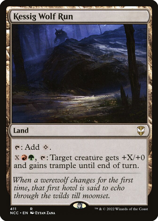 Kessig Wolf Run card front