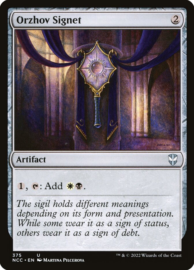 Orzhov Signet card front