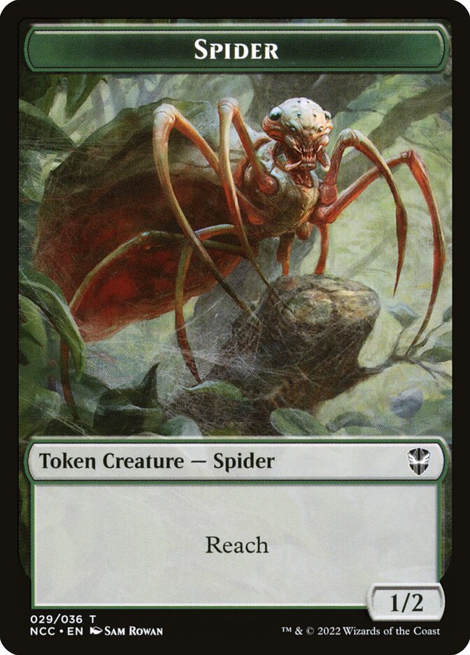 Spider card front