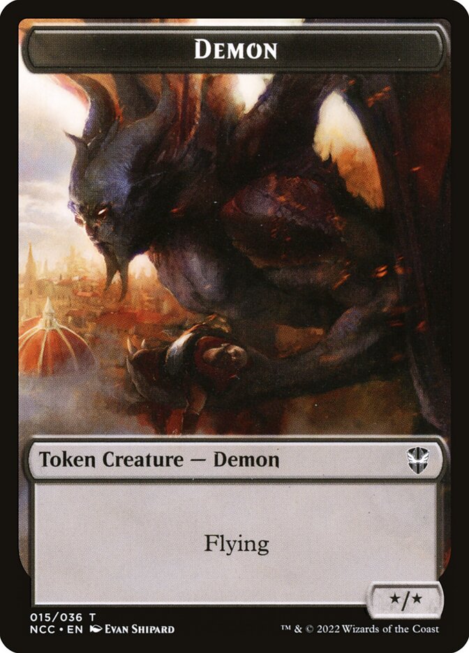 Demon card front