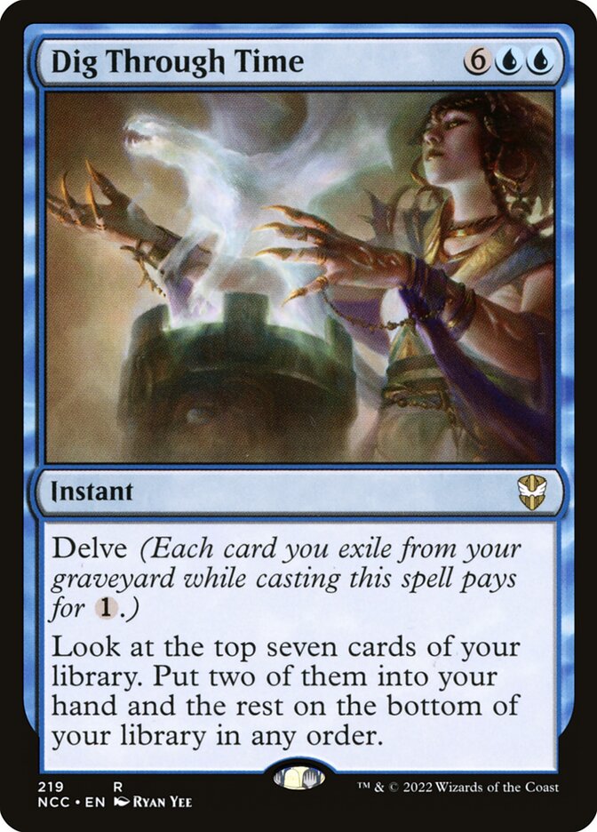 Dig Through Time card front