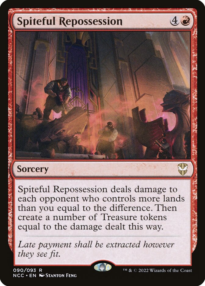 Spiteful Repossession card front