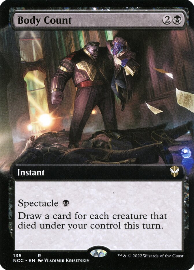 Body Count card front