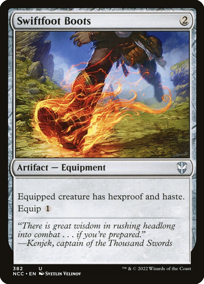 Swiftfoot Boots card front