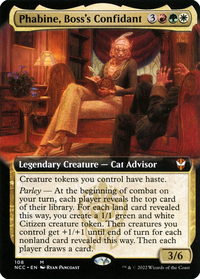 Phabine, Boss's Confidant card front