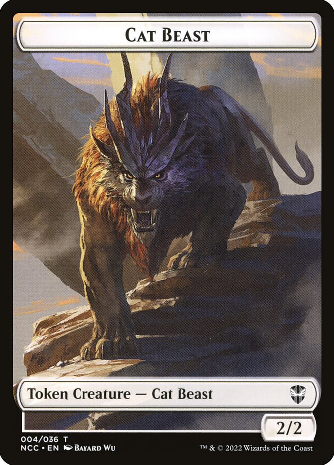 Cat Beast card front
