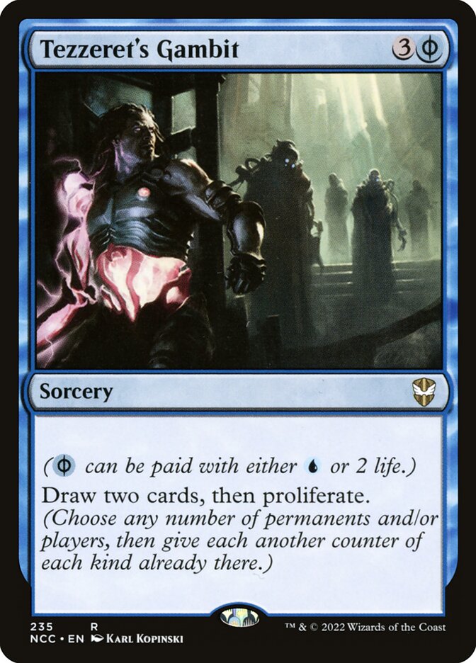 Tezzeret's Gambit card front