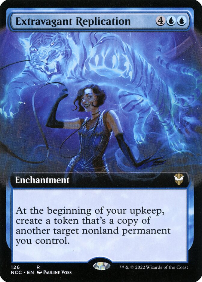Extravagant Replication card front