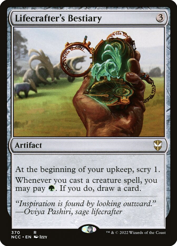 Lifecrafter's Bestiary card front