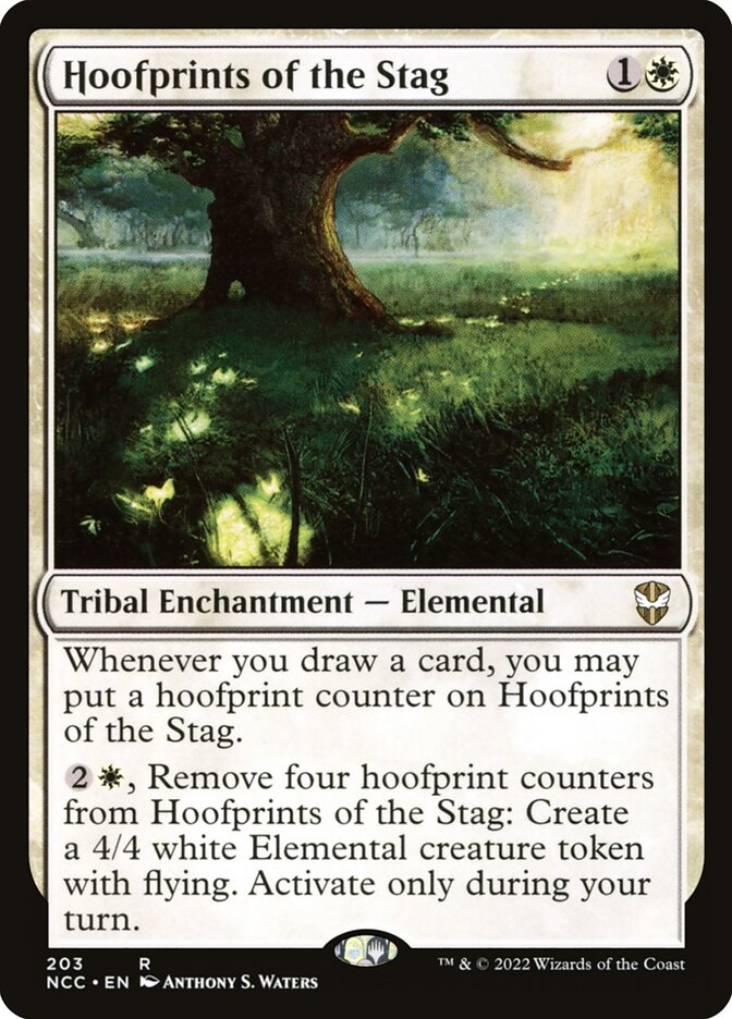 Hoofprints of the Stag card front