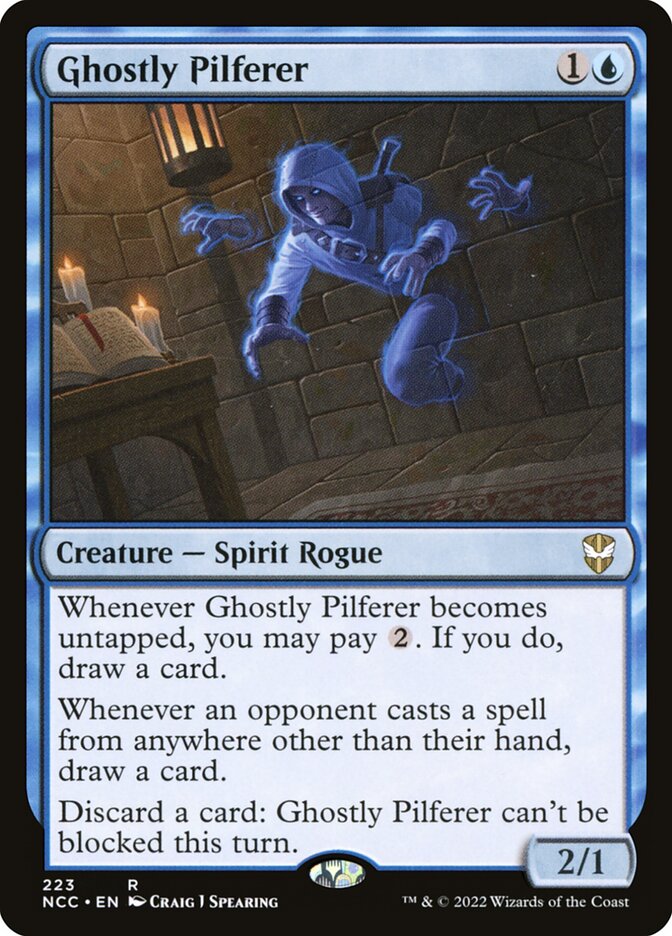 Ghostly Pilferer card front