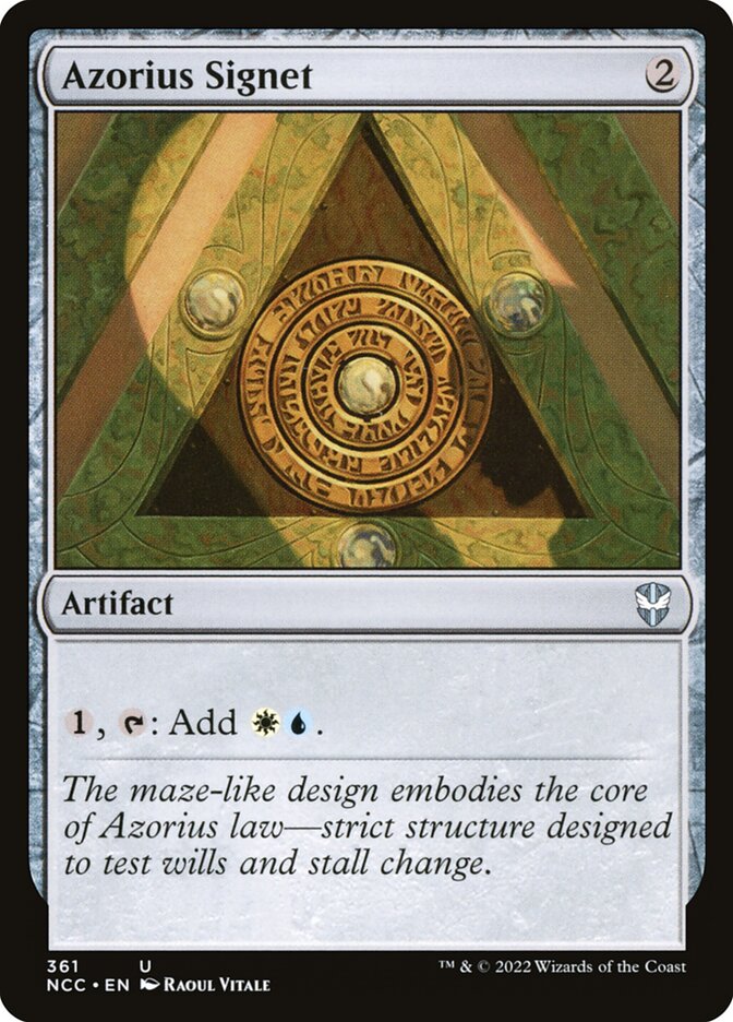Azorius Signet card front