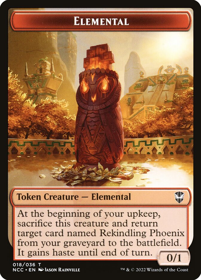 Elemental card front