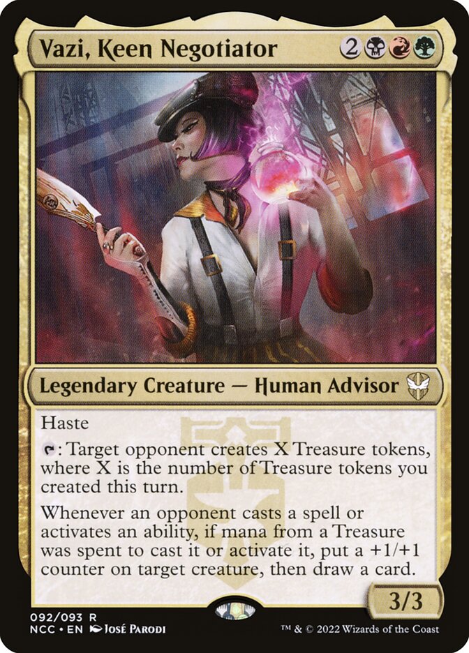 Vazi, Keen Negotiator card front