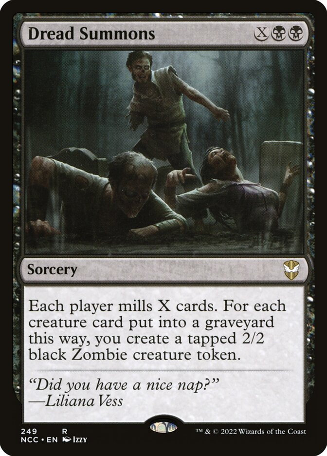 Dread Summons card front
