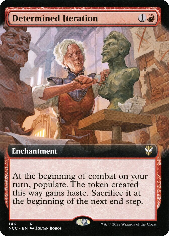 Determined Iteration card front