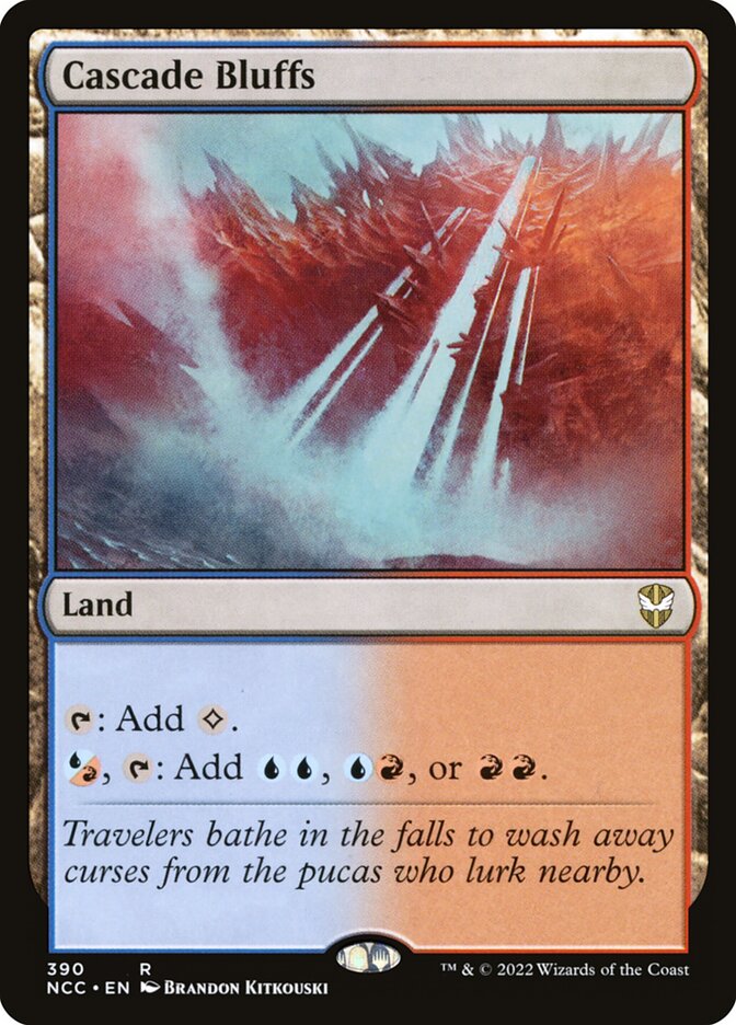 Cascade Bluffs card front
