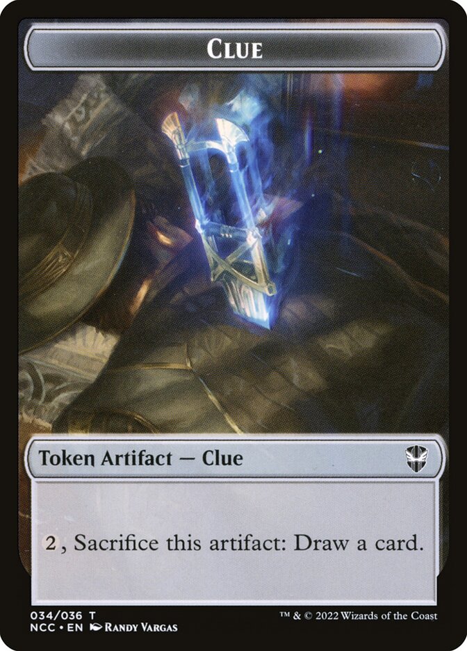 Clue card front