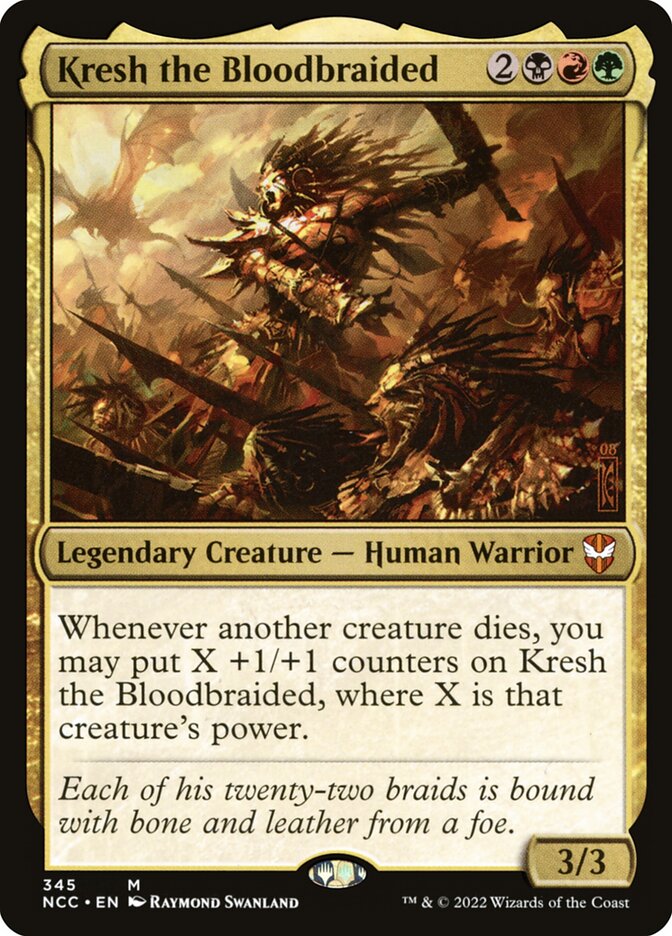 Kresh the Bloodbraided card front