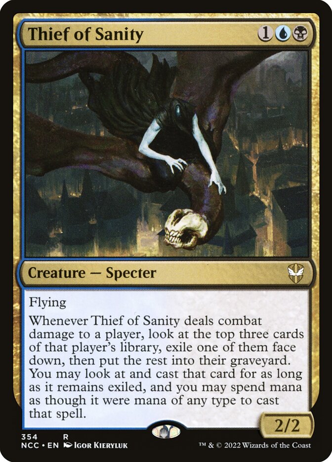 Thief of Sanity card front