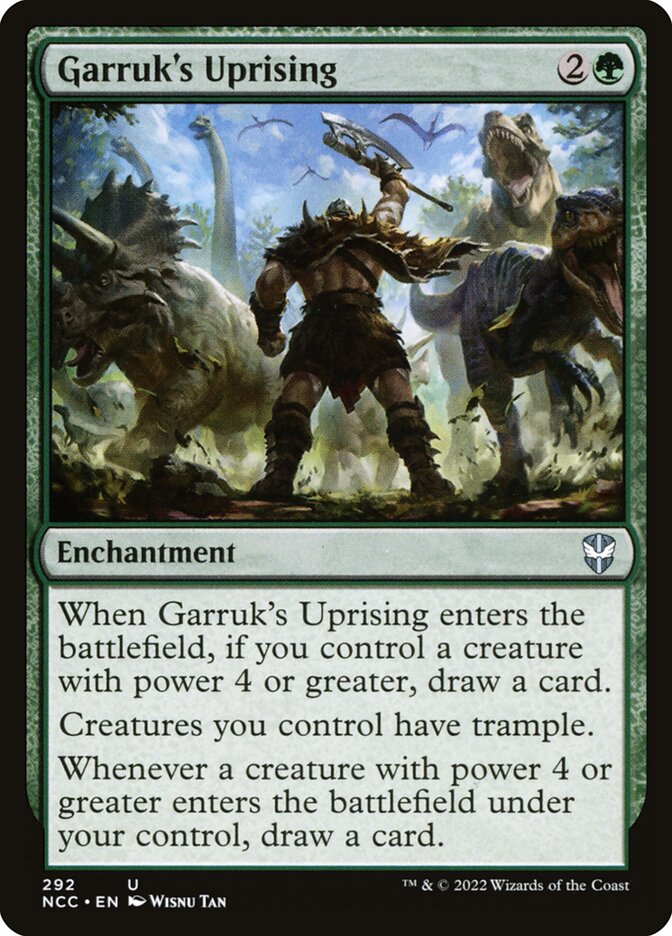 Garruk's Uprising card front