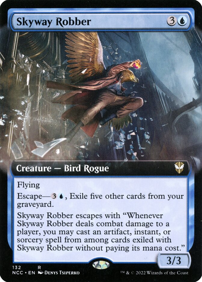 Skyway Robber card front