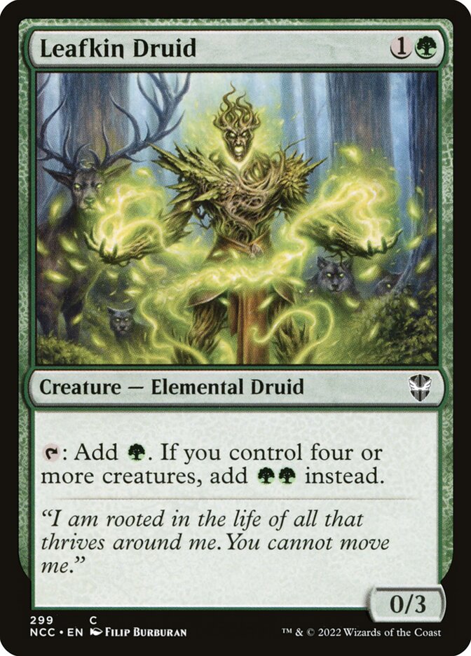 Leafkin Druid card front