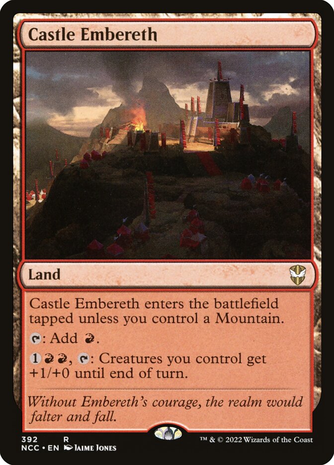 Castle Embereth card front