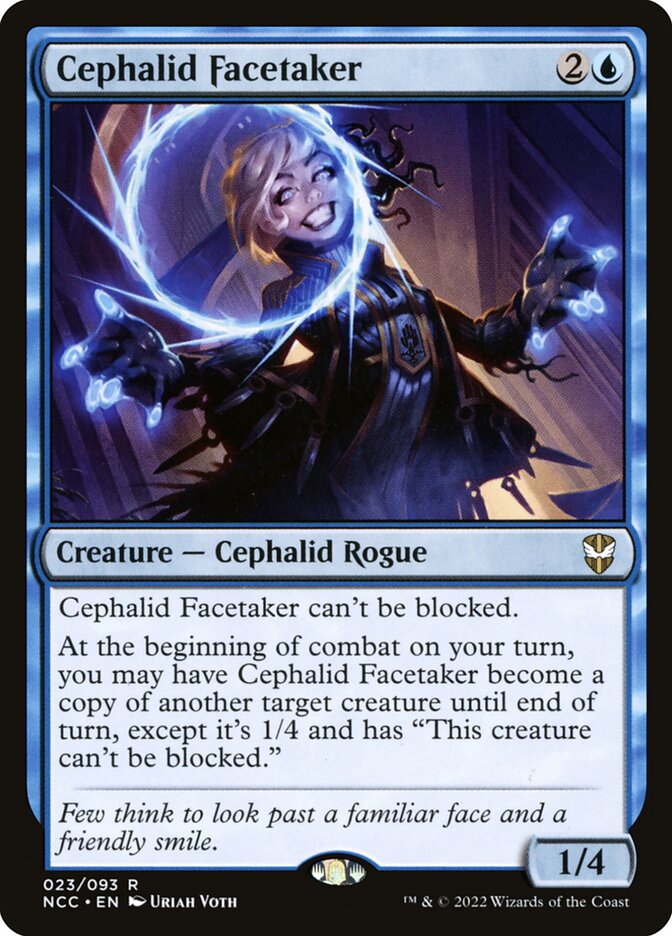 Cephalid Facetaker card front