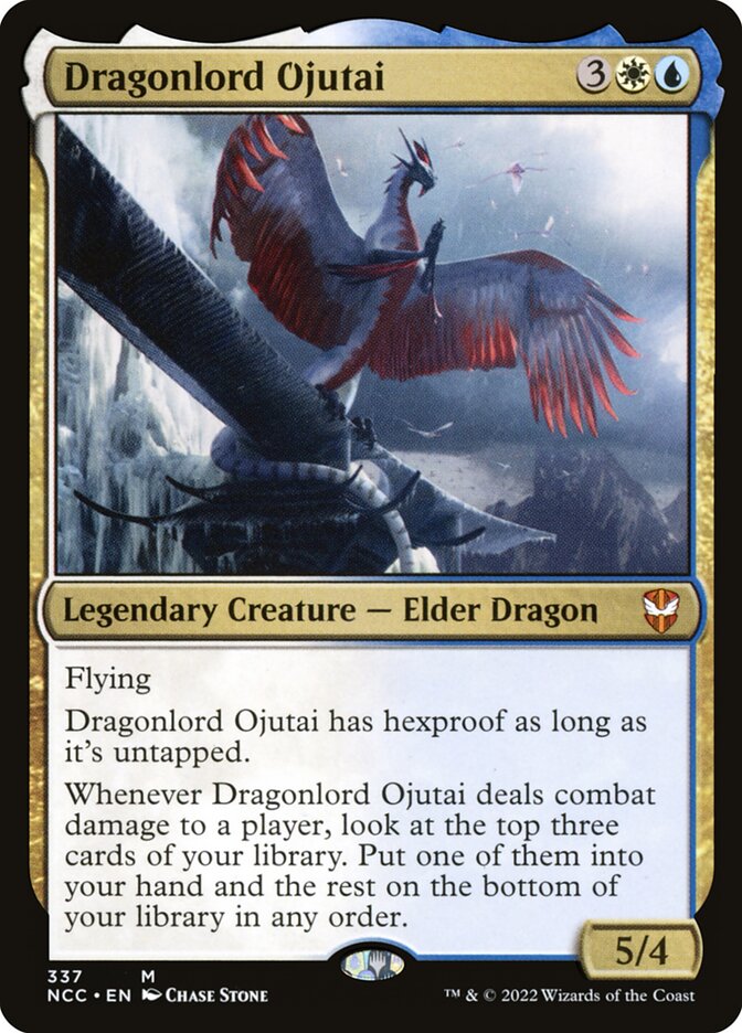 Dragonlord Ojutai card front